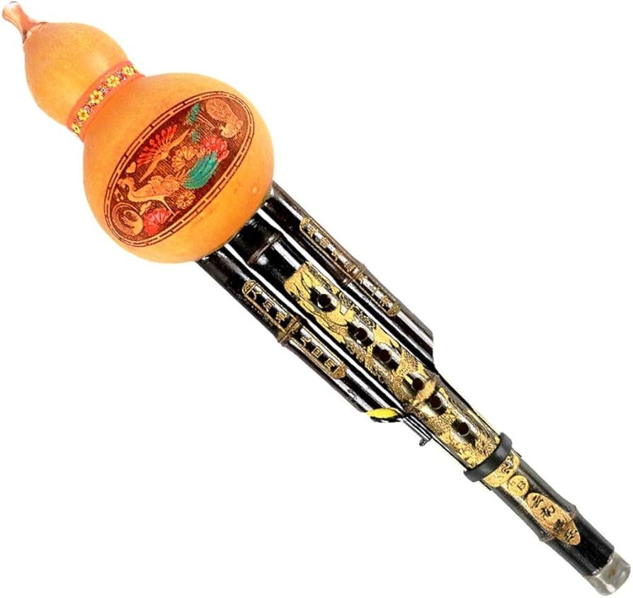 Amazon | フルス 中国笛 中国瓢箪笛 収納ケース付 中国伝統楽器 葫芦絲