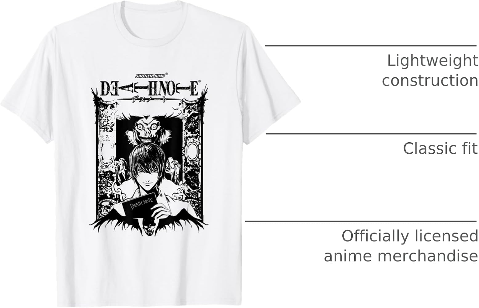 Amazon.com: Death Note Light and Ryuk in Ornate Frame Anime T