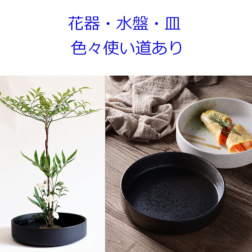 Amazon.co.jp: 花器 水盤 25CM フラワーベース 花瓶生け花 生け花用