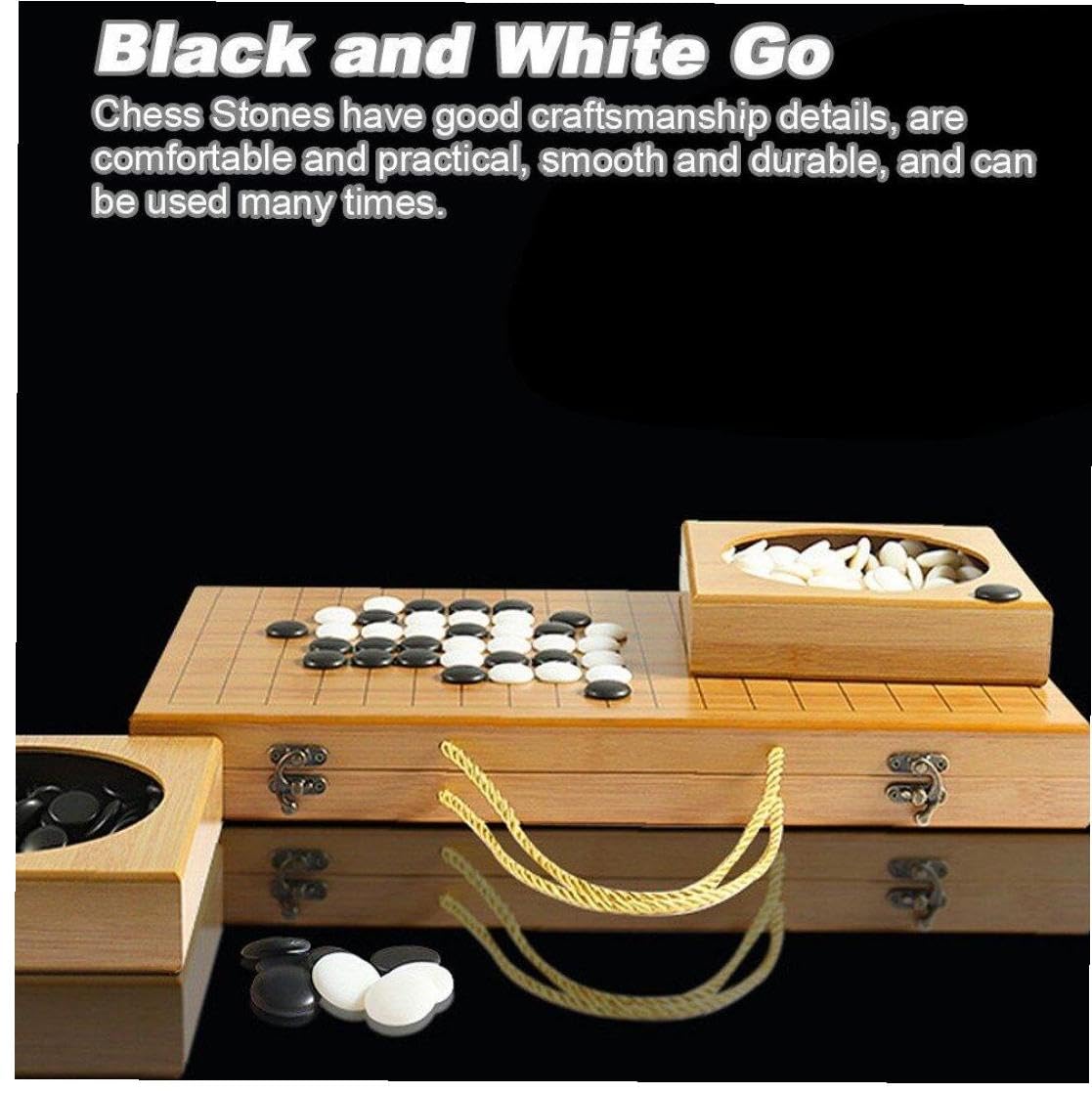 Amazon.co.jp: Simamile 囲碁 ボードゲーム セット 黒と白 碁石 囲碁