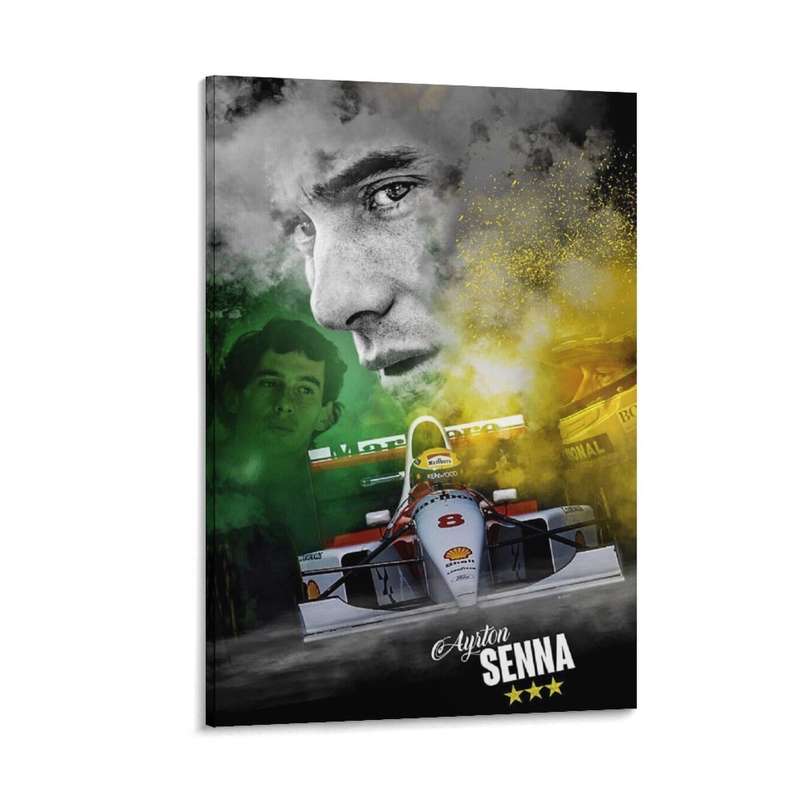Amazon.co.jp: アイルトンセナ ポスター Ayrton Senna 壁飾り