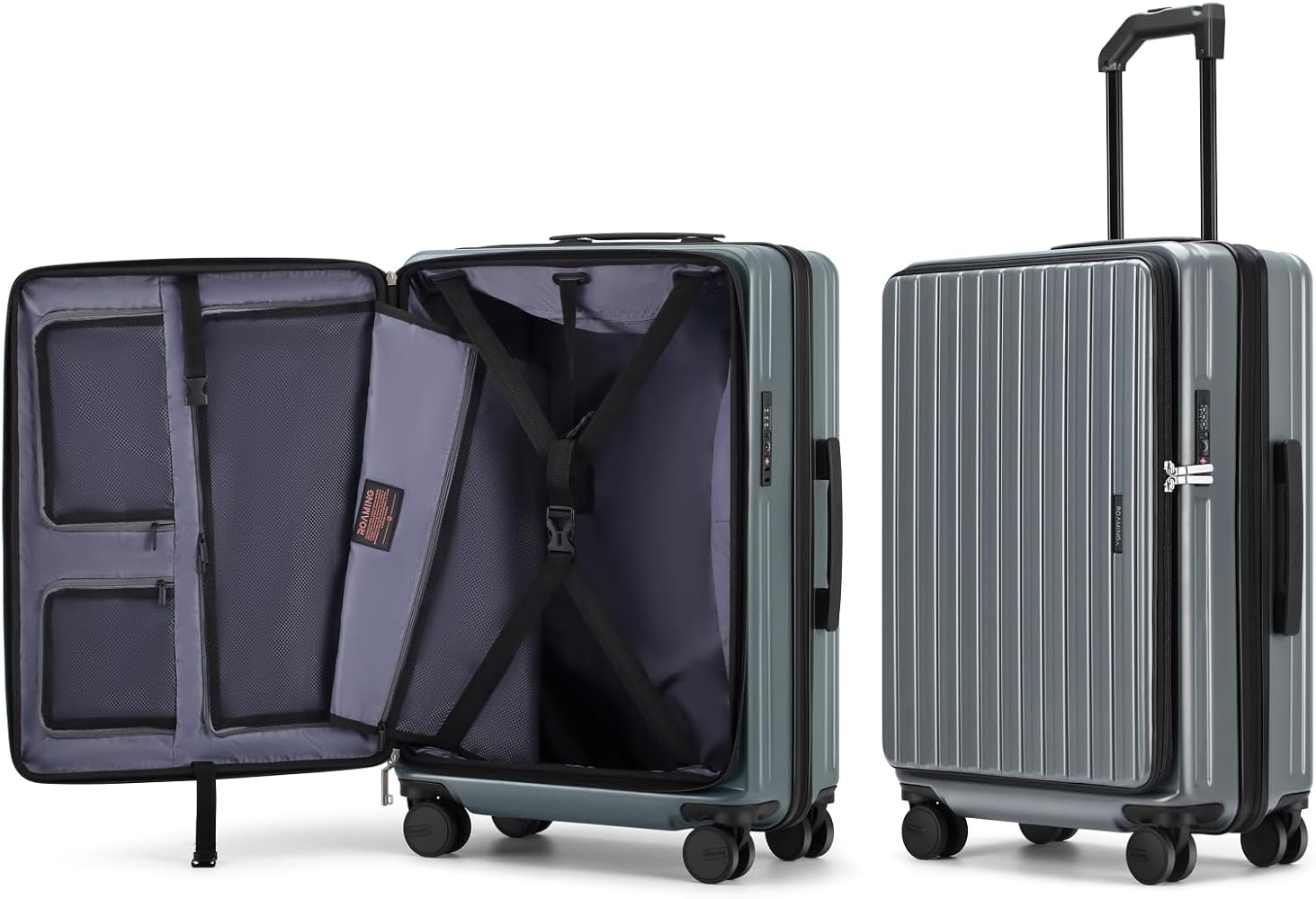 Amazon.com | ROAMING 26-Inch Checked Luggage Expandable Front