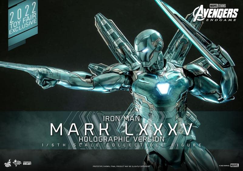 Amazon.co.jp: Hot Toys アイアンマンマーク LXXXV ホログラフィック