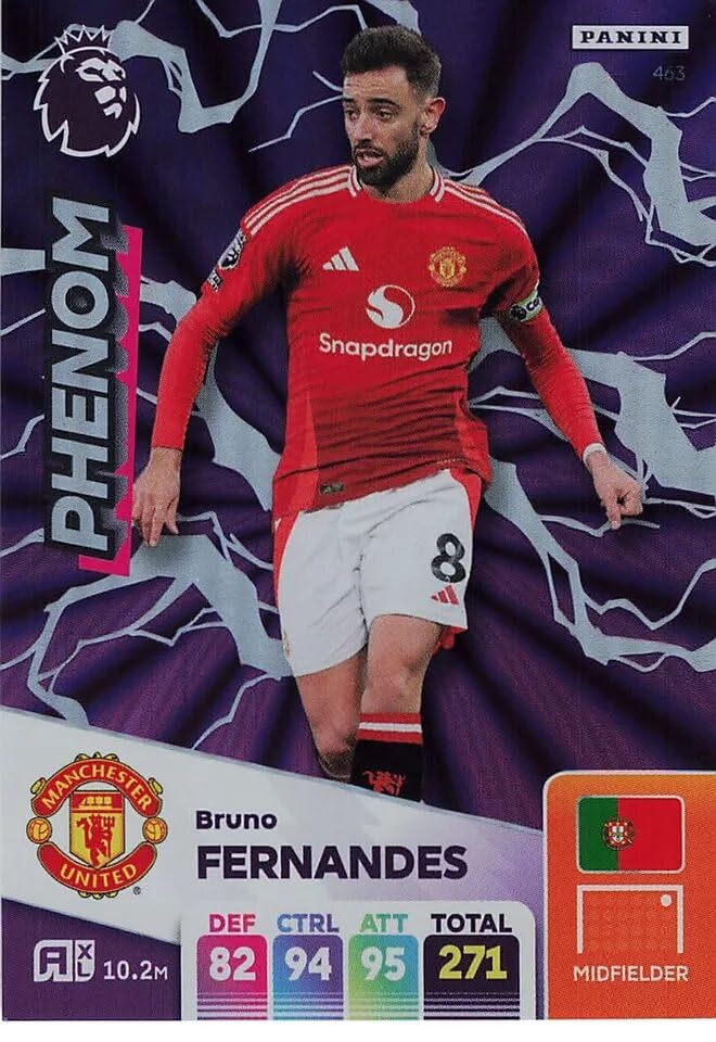 Panini Premier League 2024 2025 Bruno Fernandes Phenom Trading