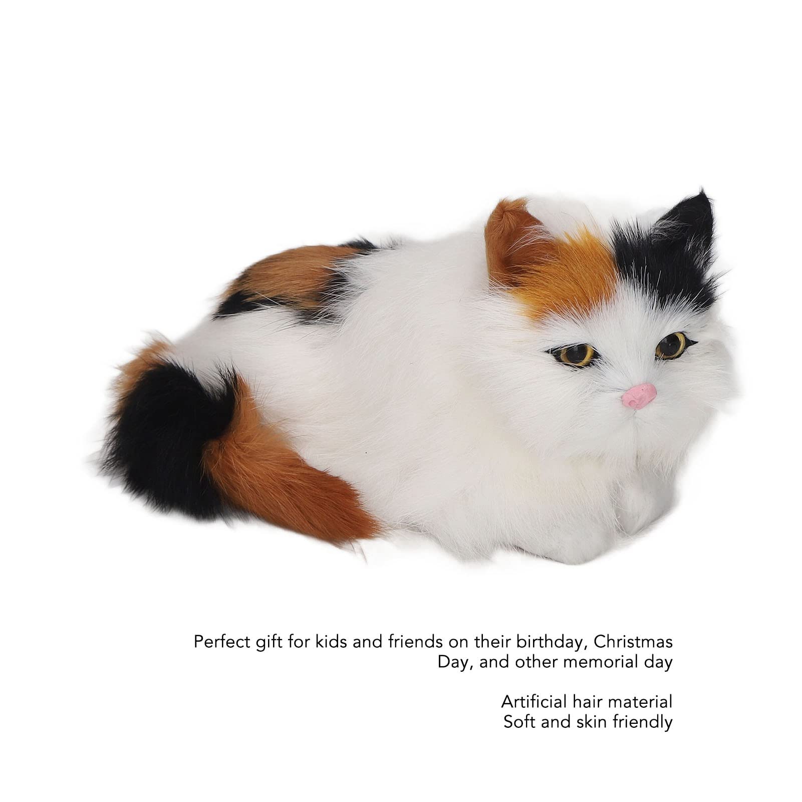 Amazon.co.jp: シミュレーション猫のおもちゃ、目を開けます 肌に