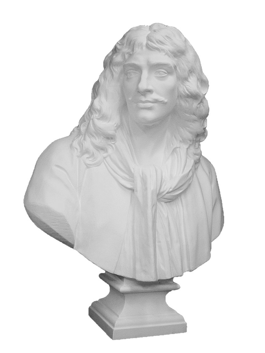 Amazon.co.jp: 石膏像 K－121 モリエール胸像 H．85cm