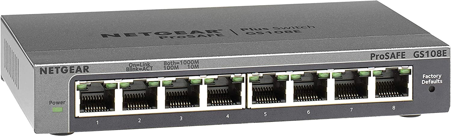 Amazon.co.jp: Netgear (GS108EV4) 8ポートスマートマネージド