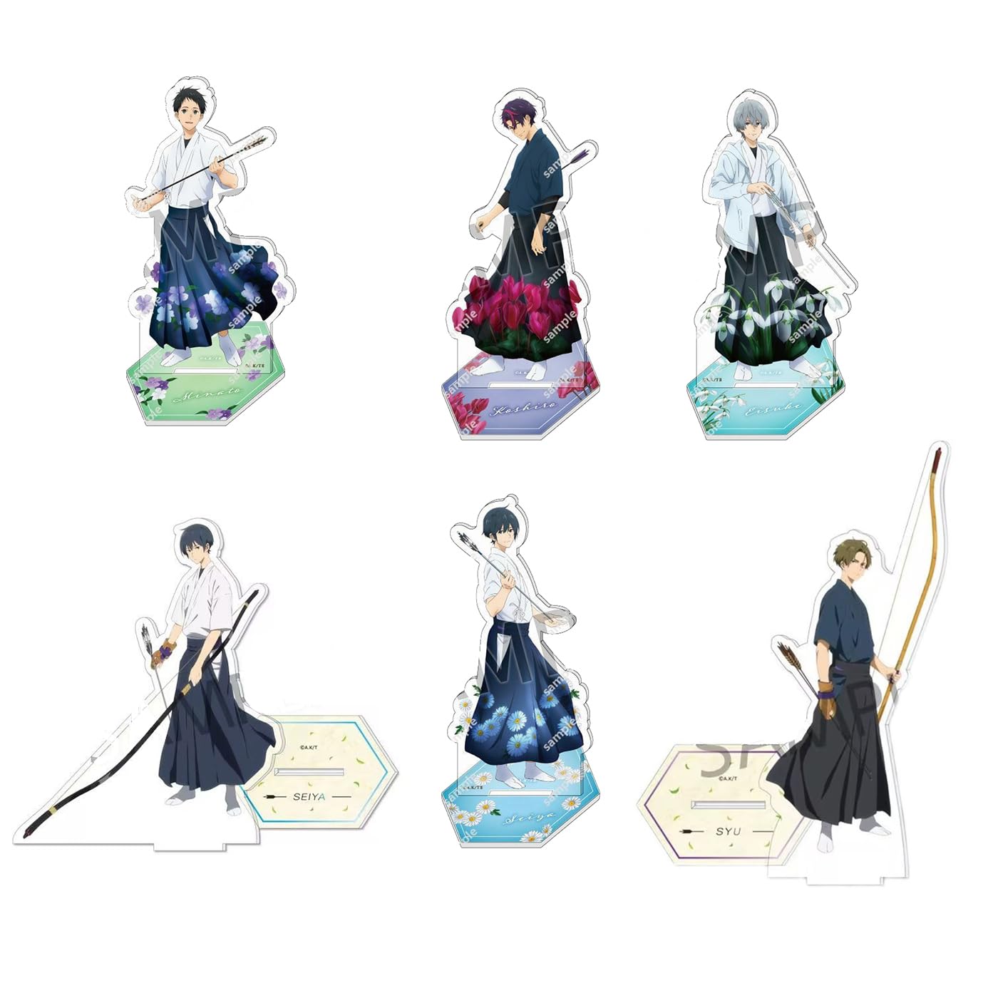 Amazon | ツルネ 風舞高校弓道部 アクリルスタンド グッズ アクスタ 鳴