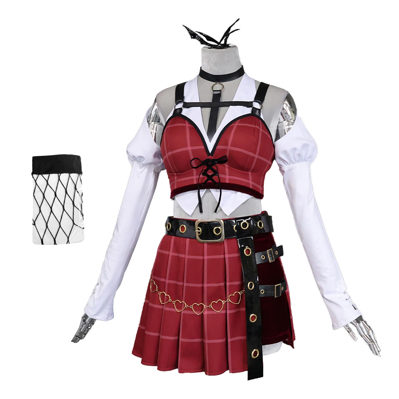 Amazon.co.jp: コスプレ衣装 【髪飾り、靴下付き】 フルセット 葛葉