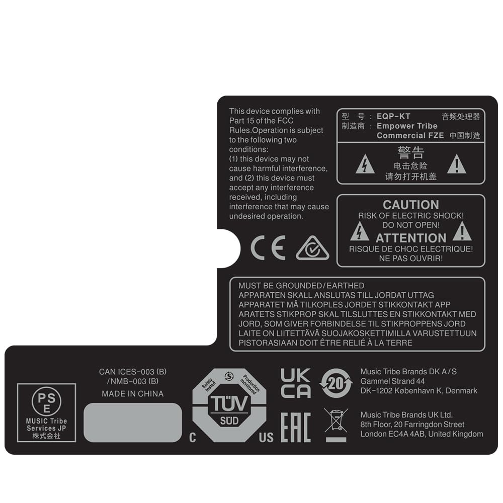 Amazon | Klark Teknik EQP-KT クラシックチューブイコライザー 切替