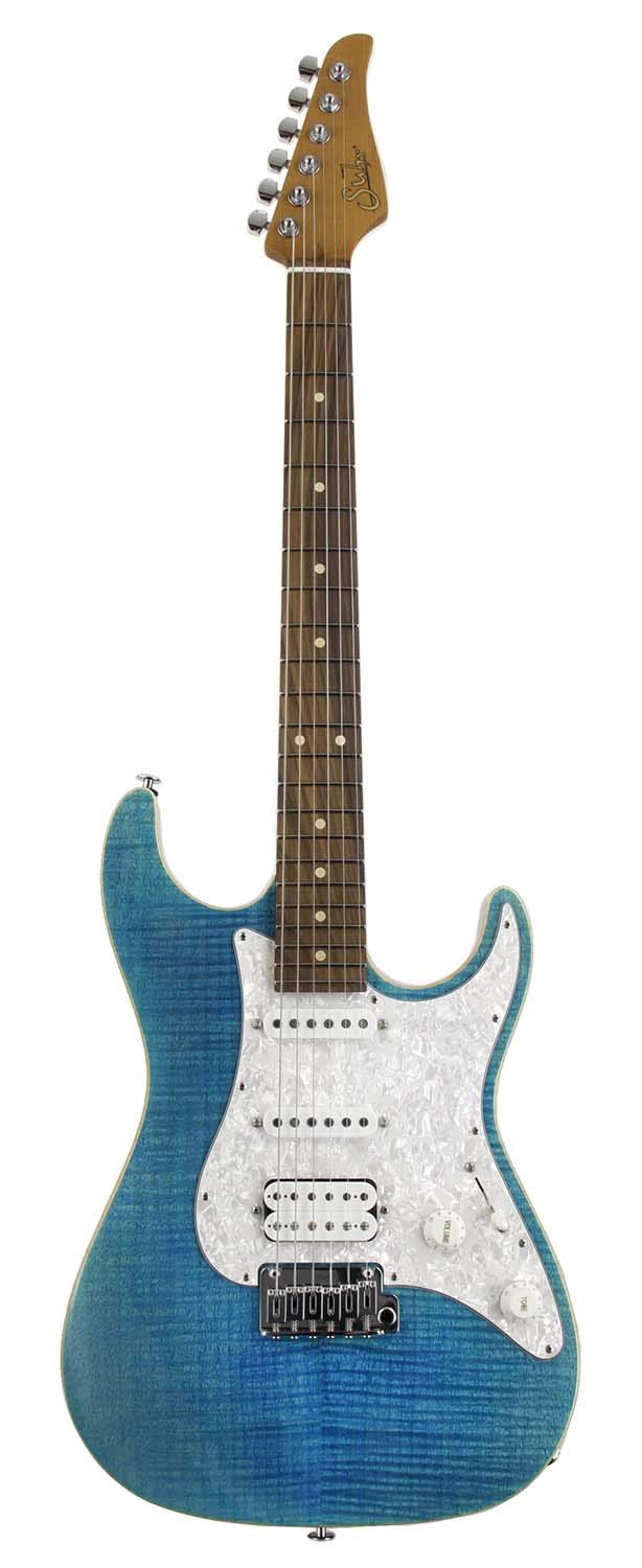 Amazon | Suhr Guitars Standard Plus Bahama Blue/Roasted Maple
