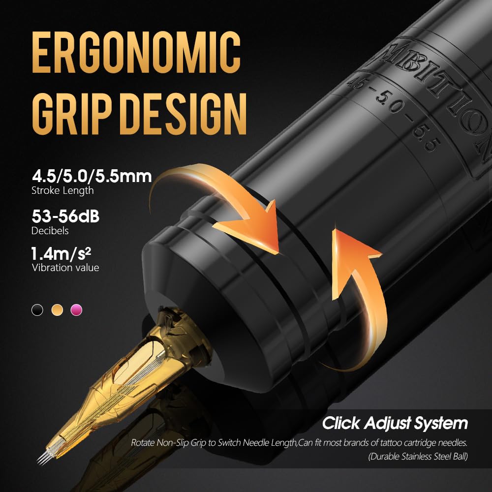 Amazon.com: Ambition Torped 36mm Rotary Tattoo Pen Machine with
