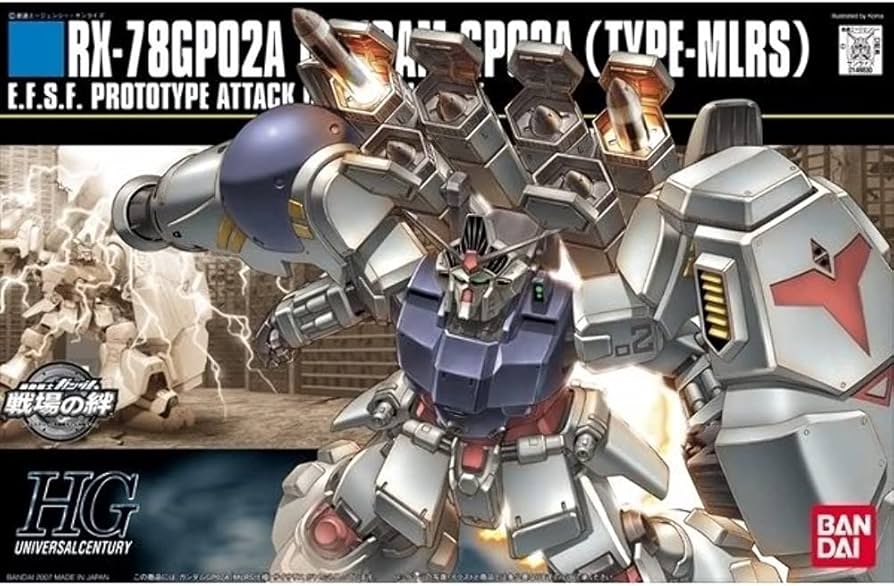 Amazon | HGUC 1/144 RX-78GP02A ガンダムGP02A (MLRS仕様) サイサリス