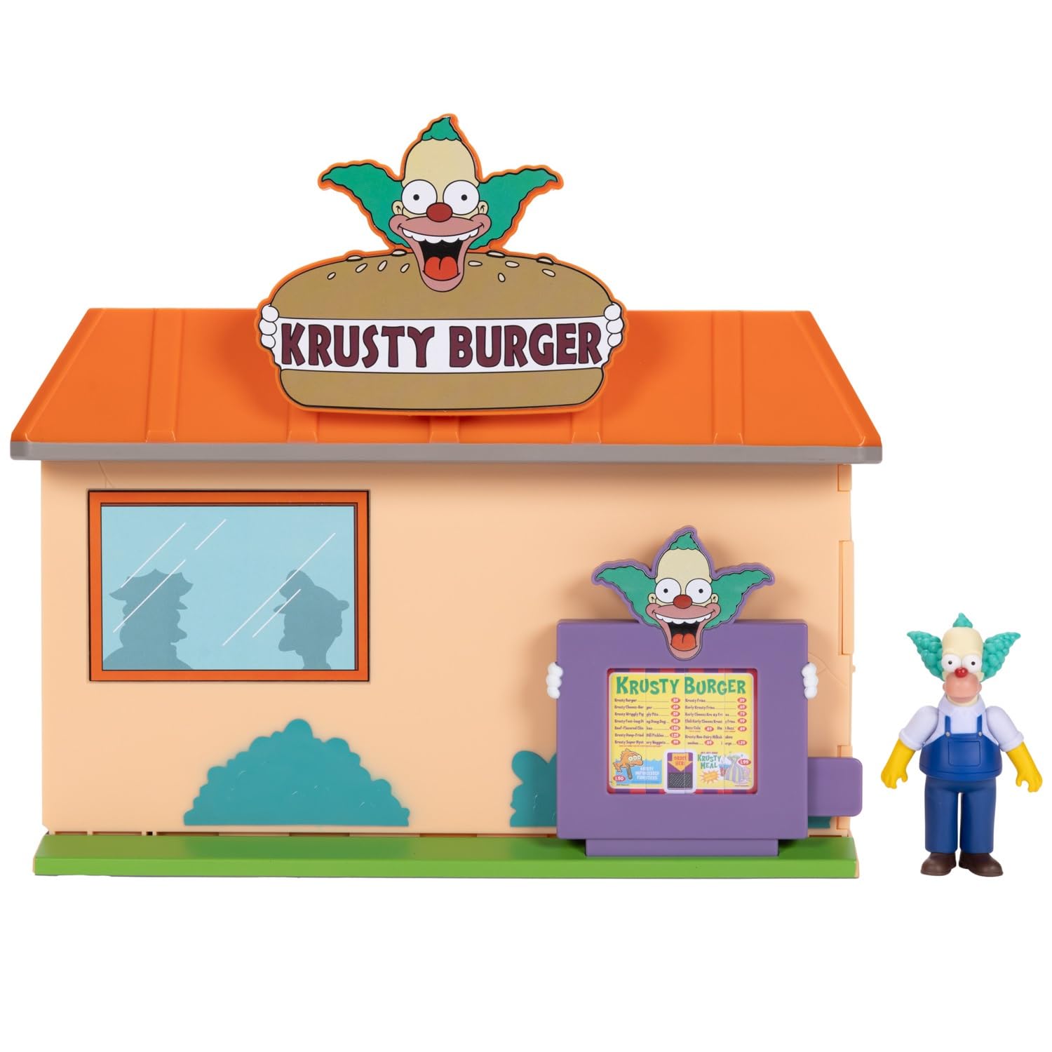 Amazon.com: The Simpsons Krusty Burger Diorama Playset, Includes