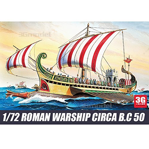 Amazon.com: Academy 1/72 Roman Warship Circa B.C 50 Military Ship