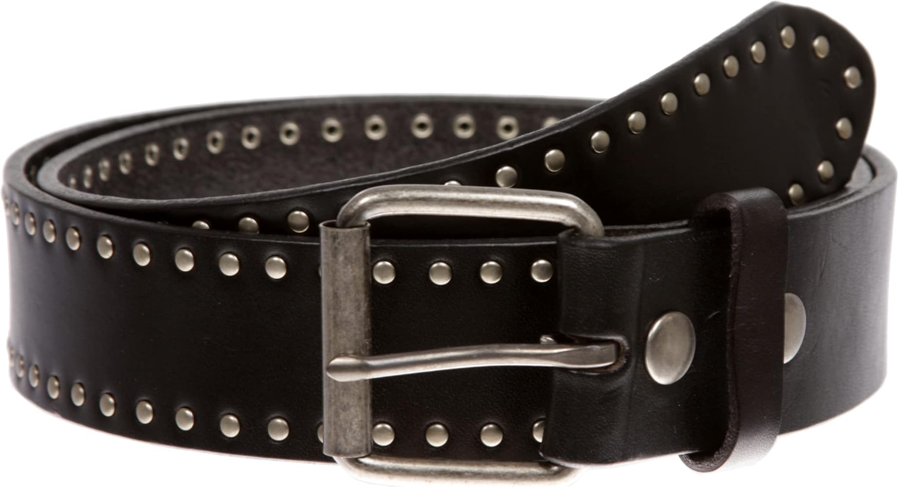 Beltiscool Genuine Vintage Retro Circle Studded Leather Belt