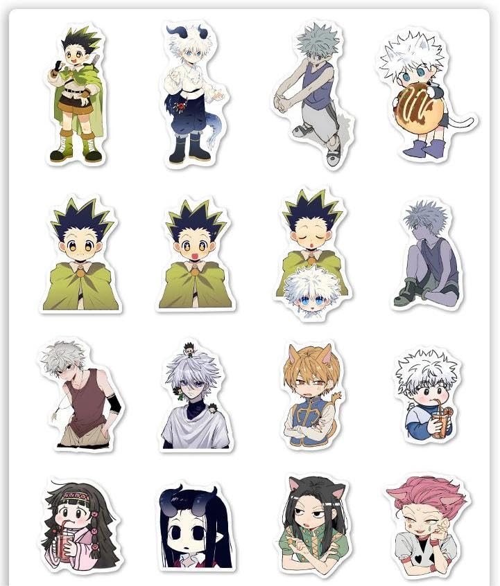 Amazon.co.jp: CHENGZI ステッカー ハンターハンター 100枚 ノート