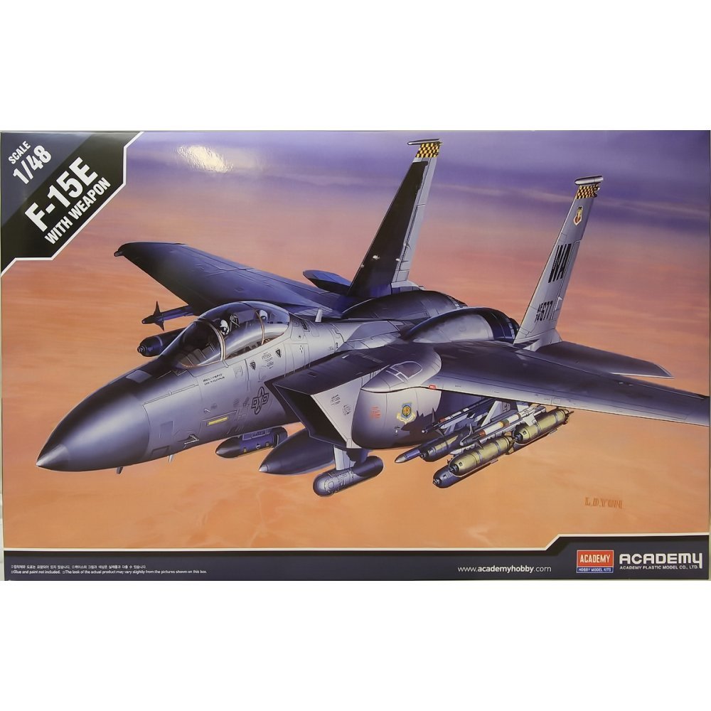 Amazon | Academy 02117 1:48 F-15e Strike Eagle F15 Plastic Kit