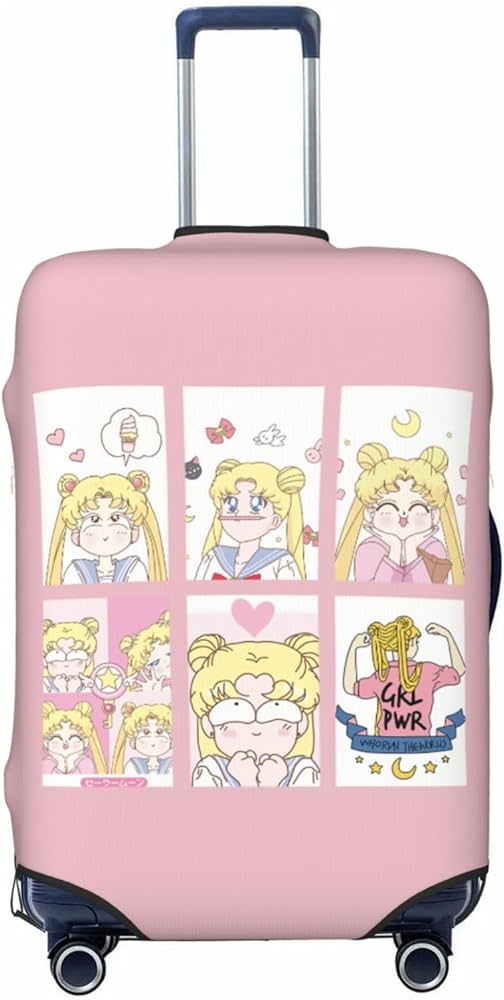 Amazon.co.jp: スーツケースカバー 美少女戦士セーラームーン ピンク