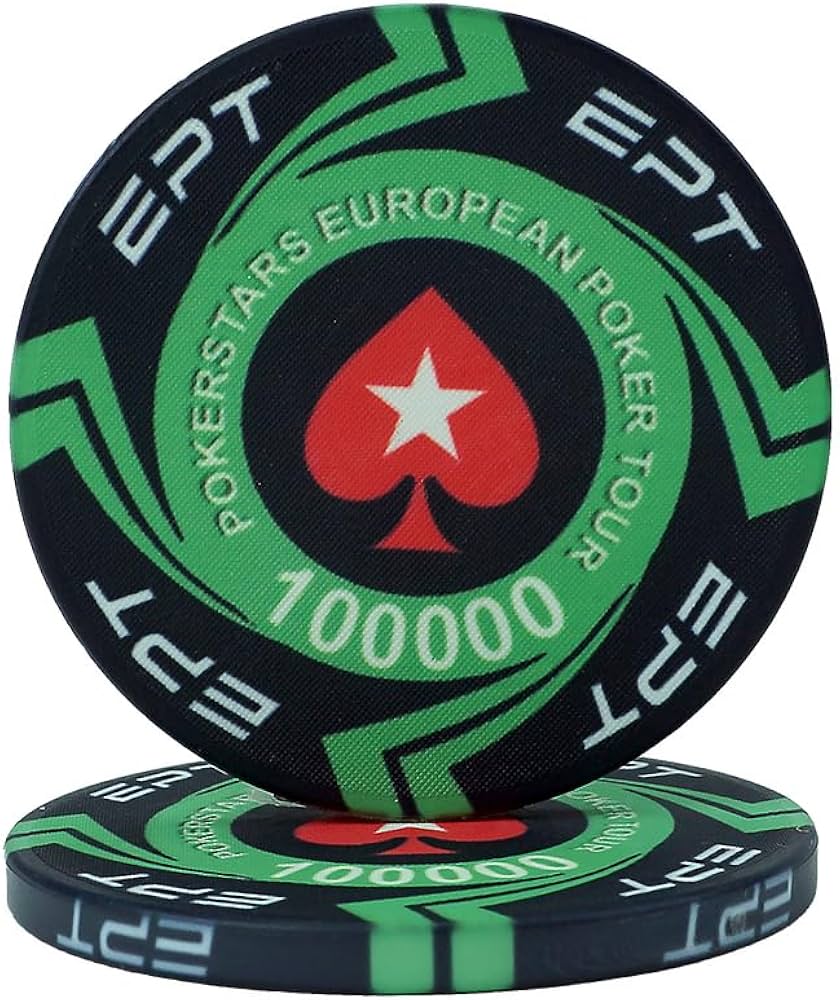 1 / 5 EPT セラミックポーカーチップ カジノチップ すぐ始めれるセット