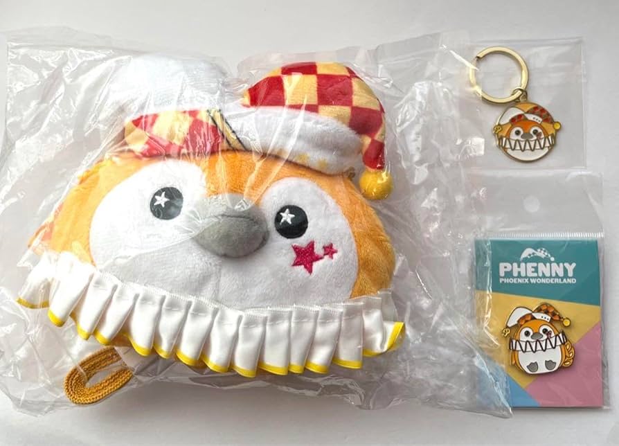 Amazon.co.jp: フェニーくん ぬいぐるみ ピンバッジ キーホルダー 天馬