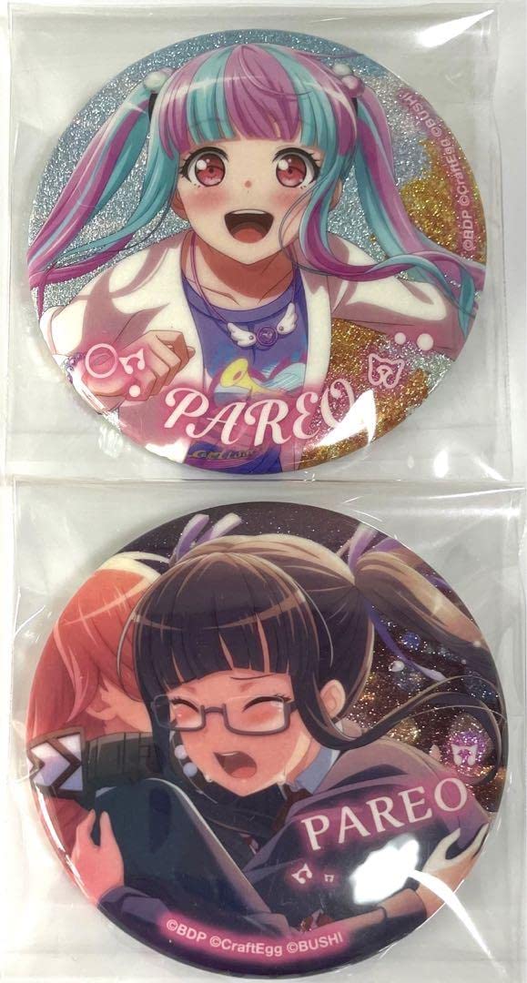 バンドリ パレオ WEGO 缶バッジ トレーディング缶バッジ WEGO ver