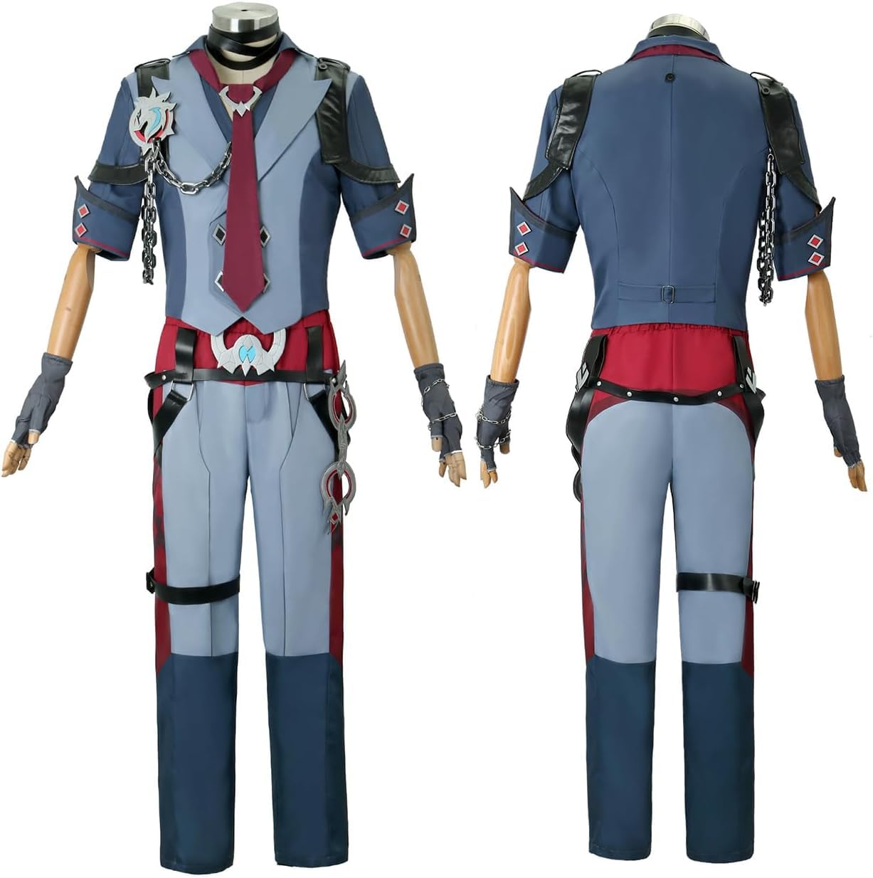 Amazon.co.jp: 原神 リオセスリ コスプレ衣装 戦闘服 ウィッグ追加可能