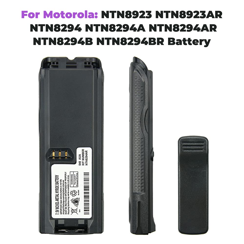Amazon | Motorola XTS3000 XTS5000双方向無線機用1800mAh NTN8294AR