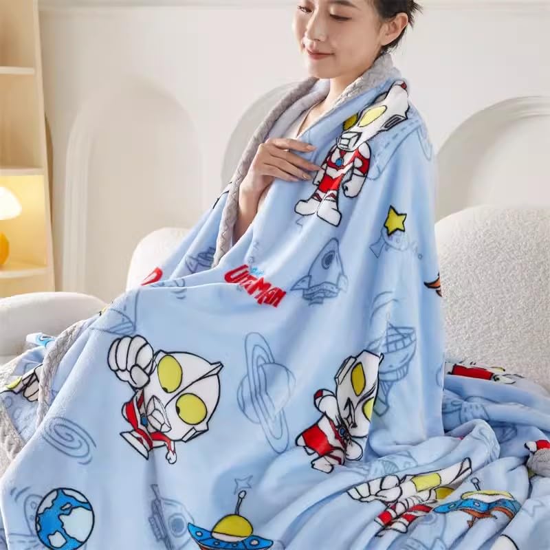 Amazon.co.jp: ウルトラマン 毛布 掛け毛布 フランネルブランケット