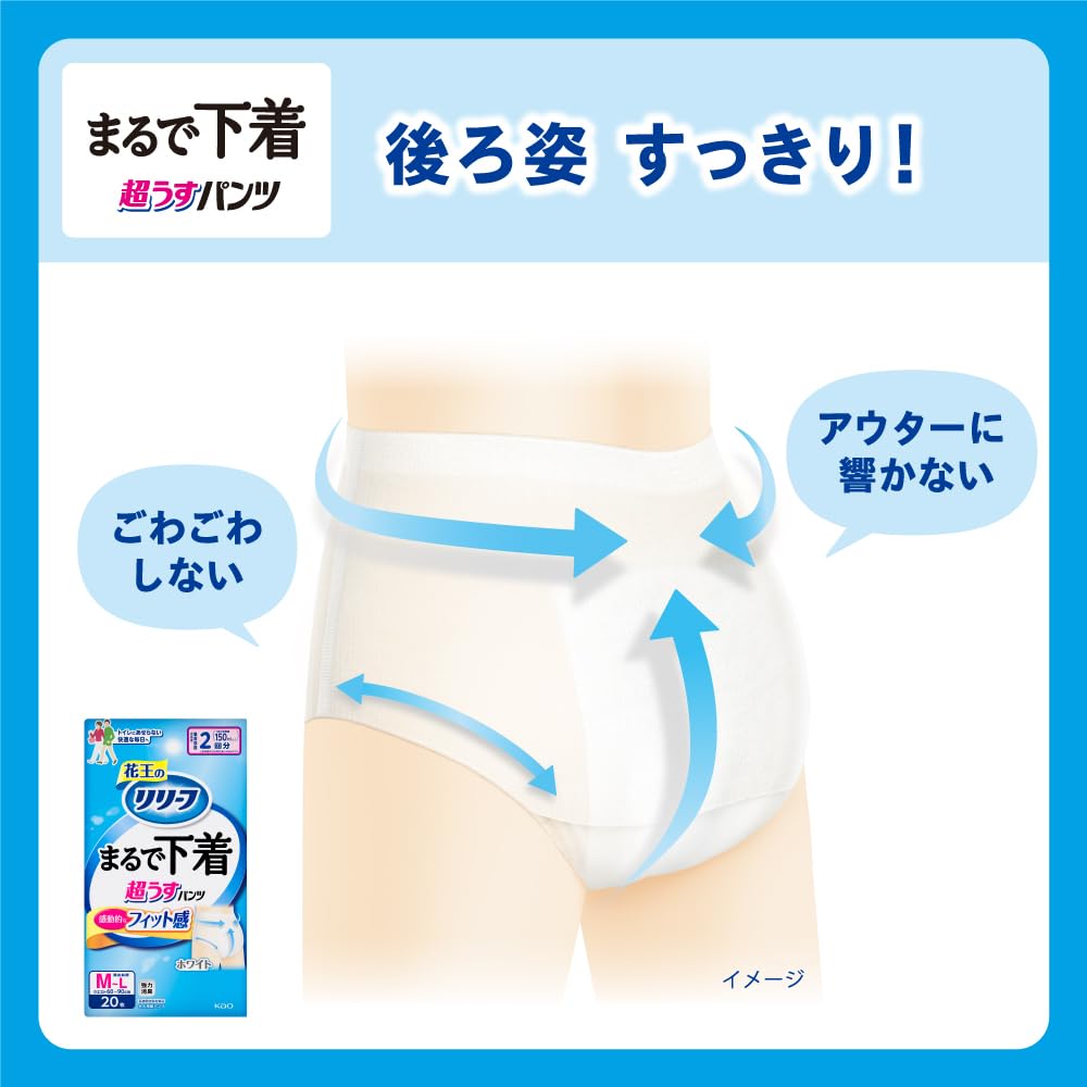 Amazon.co.jp: リリーフ パンツタイプ まるで下着 2回分 M20枚