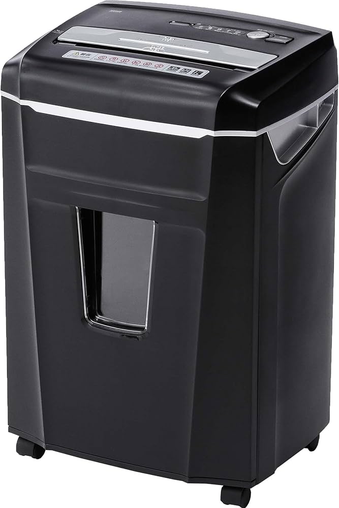 Amazon.co.jp: サンワダイレクト 業務用 電動シュレッダー クロス