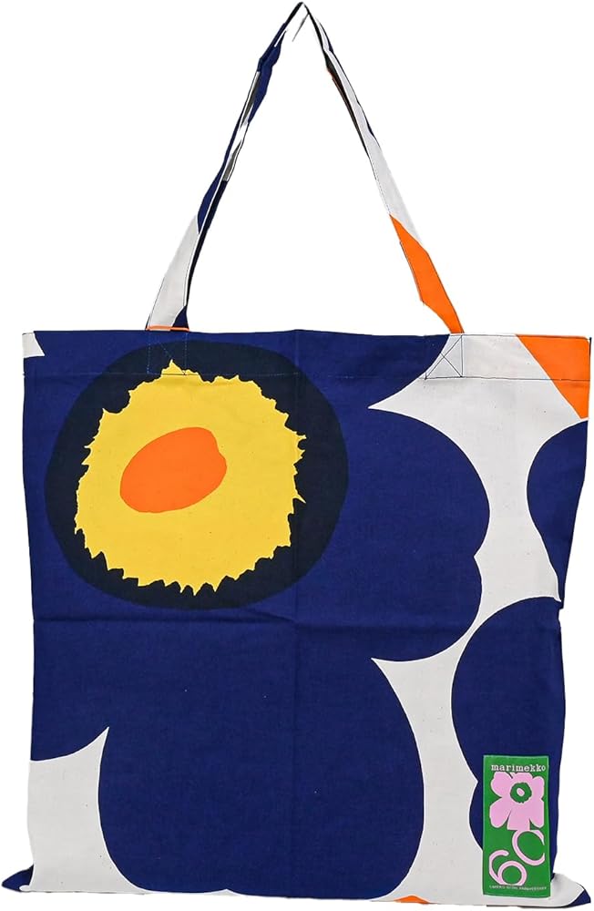 Amazon | [マリメッコ] トートバッグ 60周年記念 Unikko ウニッコ