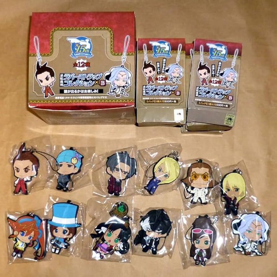 逆転裁判 リアル脱出ゲーム 成歩堂龍一 シークレット ラバーストラップ