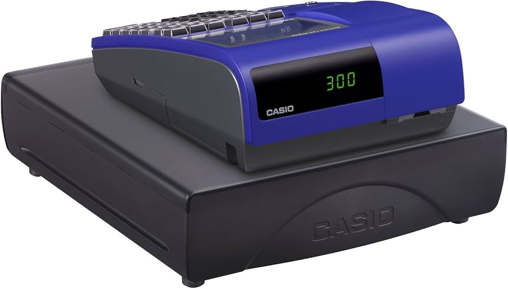 Amazon | CASIO カシオ計算機 レジスター 分離型 ブルー TE-300-BU