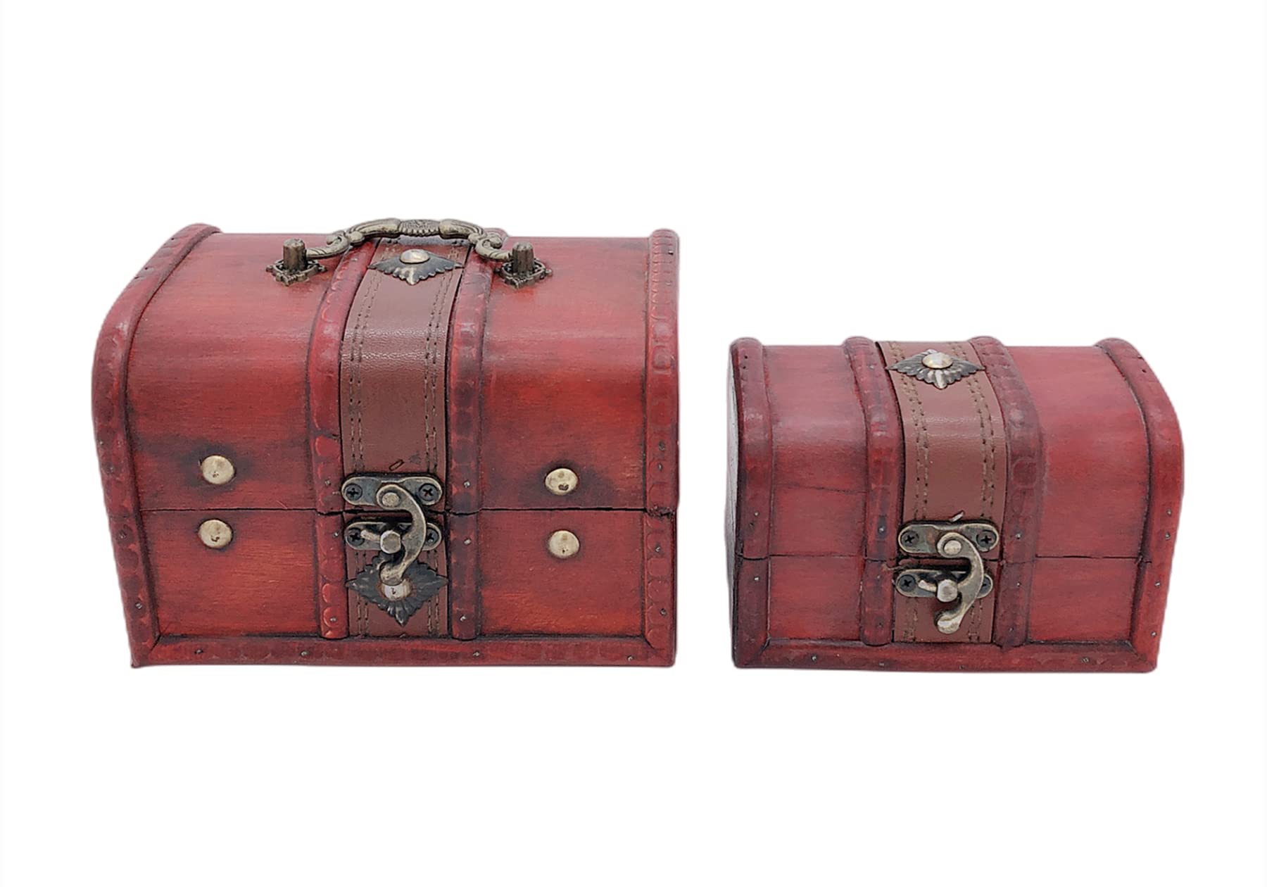 Amazon｜Ansimple アンティーク調 宝箱 木製ボックス ケース 木箱 海賊