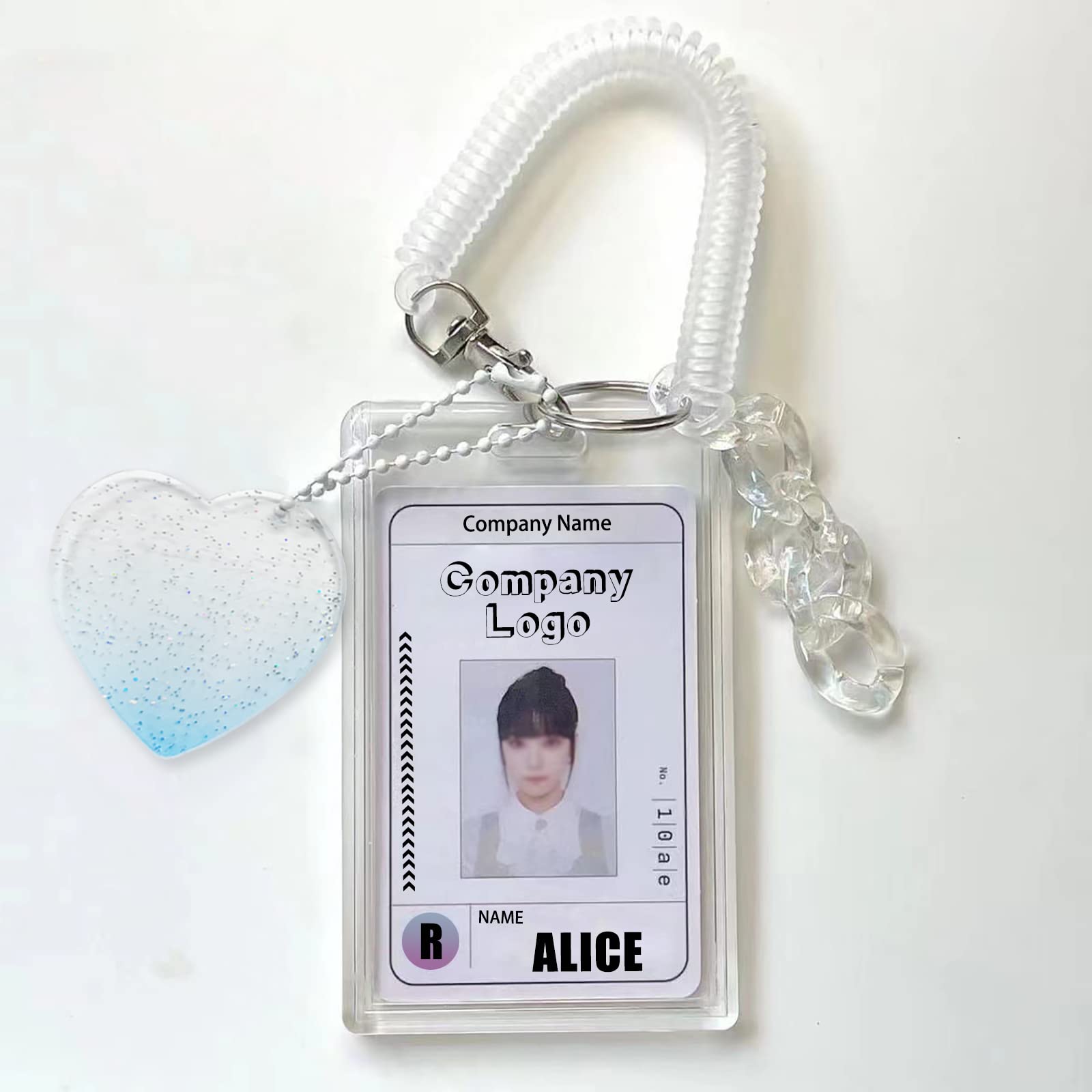 Amazon | アクリル製 Kpop フォトカードホルダー キーチェーン ID