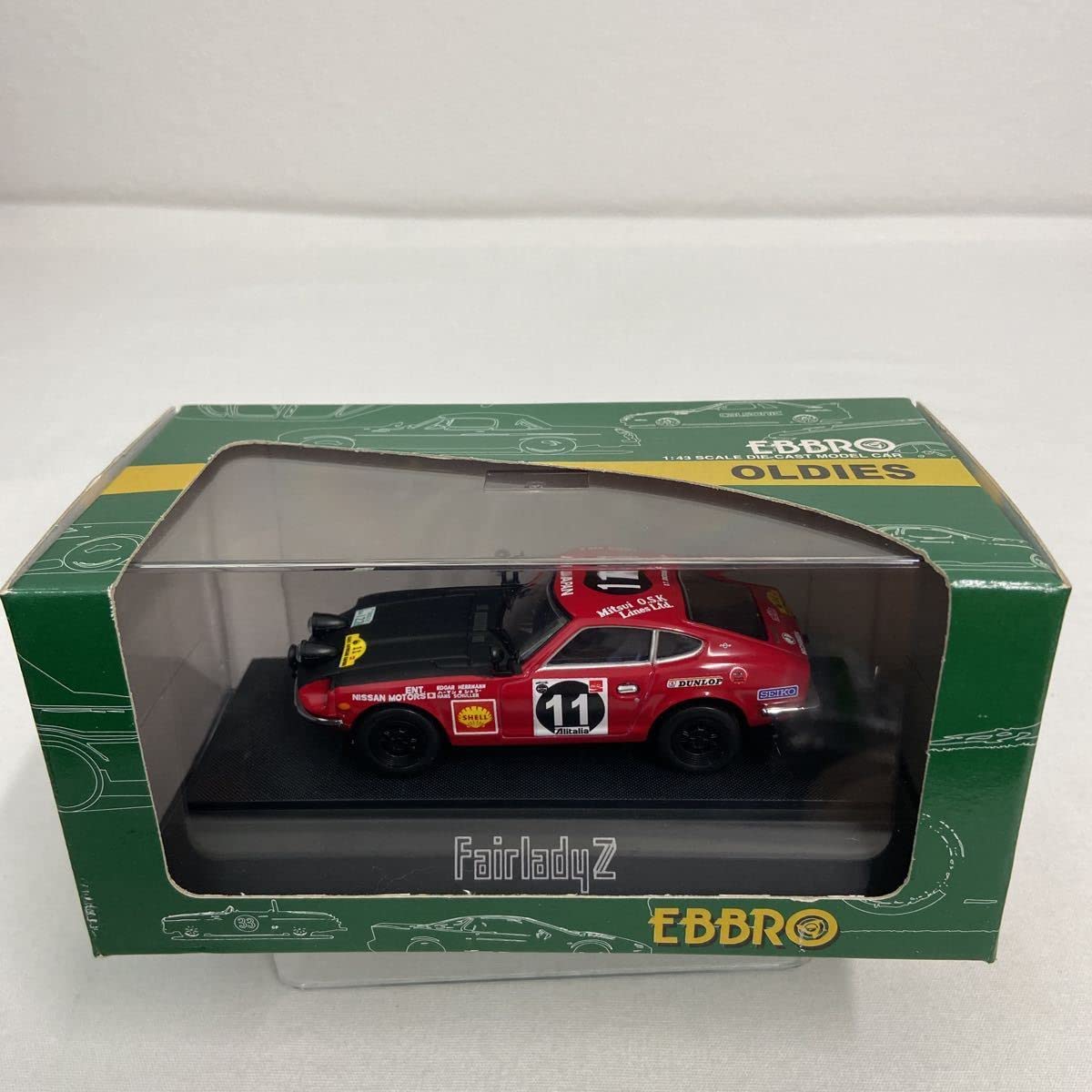 Amazon | EBBRO 1/43 FAIRLADY 240Z Safari Rally #11 日産