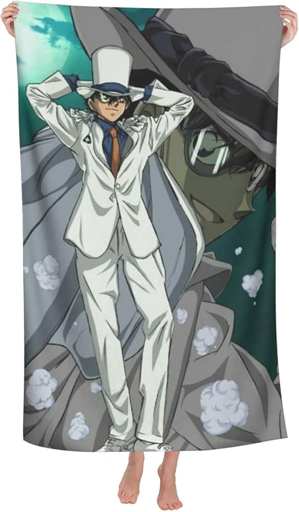 Amazon｜怪盗キッド バスタオル マイクロファイバー 高速吸水 速乾