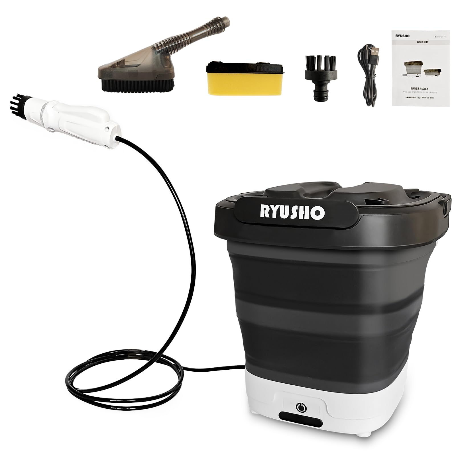 Amazon.co.jp: 高圧洗浄機 タンク式 コンパクト折りたたみ式 ハンディ