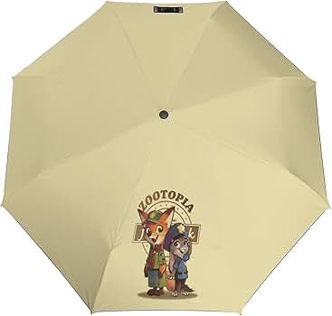 Amazon | ズートピア ジュディ ニック 人気 日傘 雨傘 兼用 8本骨 自動