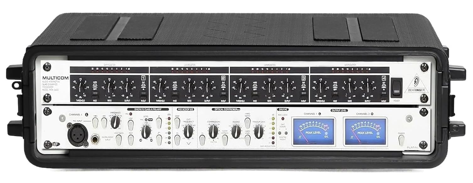 Amazon.co.jp: Diandian 2U ラックケース 浅い 11インチ 深さ19インチ