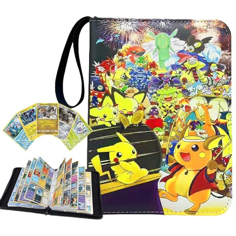 Amazon.co.jp: Puiiooカードファイル 9ポケット 900枚収納 ポケモン