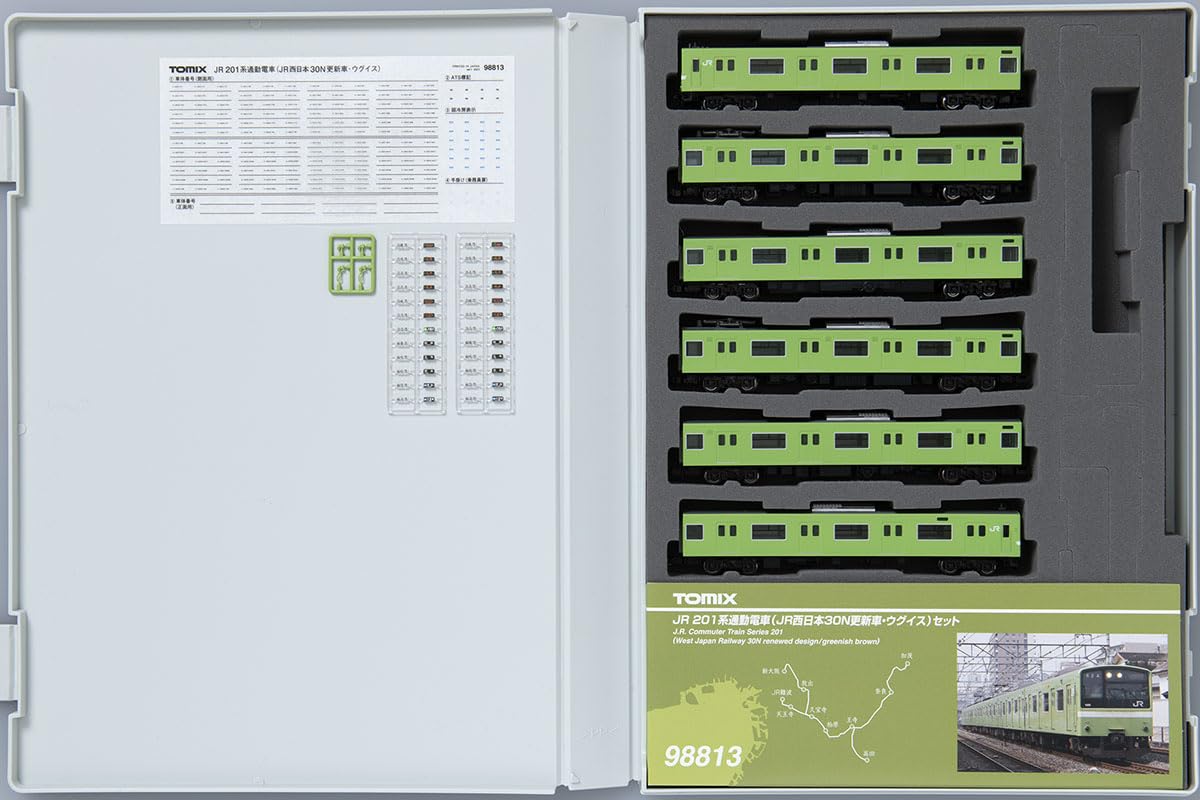 Amazon | TOMIX Nゲージ JR 201系 JR西日本30N更新車 ウグイス セット