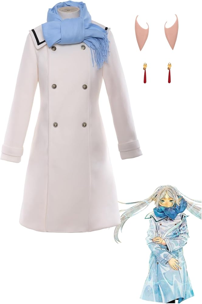 Amazon.co.jp: [NIUKACOS] 葬送のフリーレン 冬服 フリーレン コスプレ