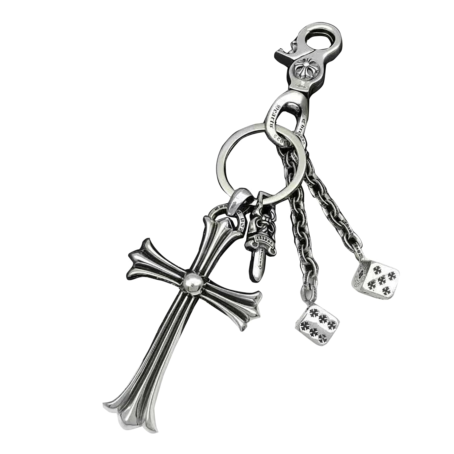 Amazon.co.jp: クロムハーツ キーホルダー キーチェーン メタル