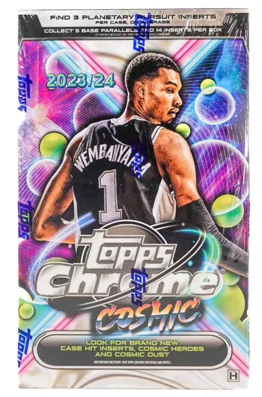 Amazon.com: 2023-24 Topps Cosmic Chrome Basketball Sealed Hobby