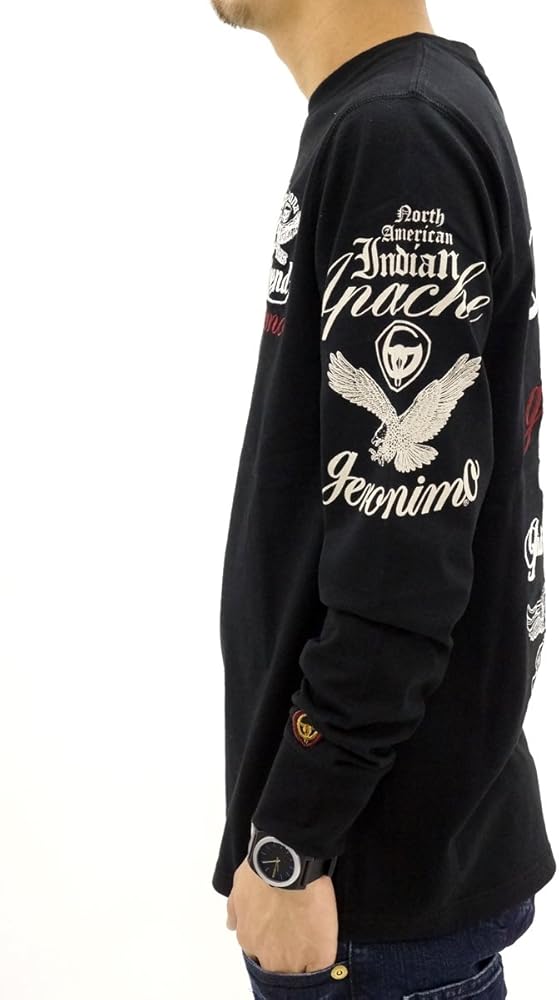 Amazon | geronimo ジェロニモ メンズ AG LEGEND長袖Tee 5443013