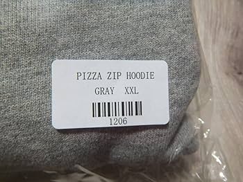 Amazon.co.jp: PIZZA OF DEATH PIZZA ZIP HOODIE GRAY XXL