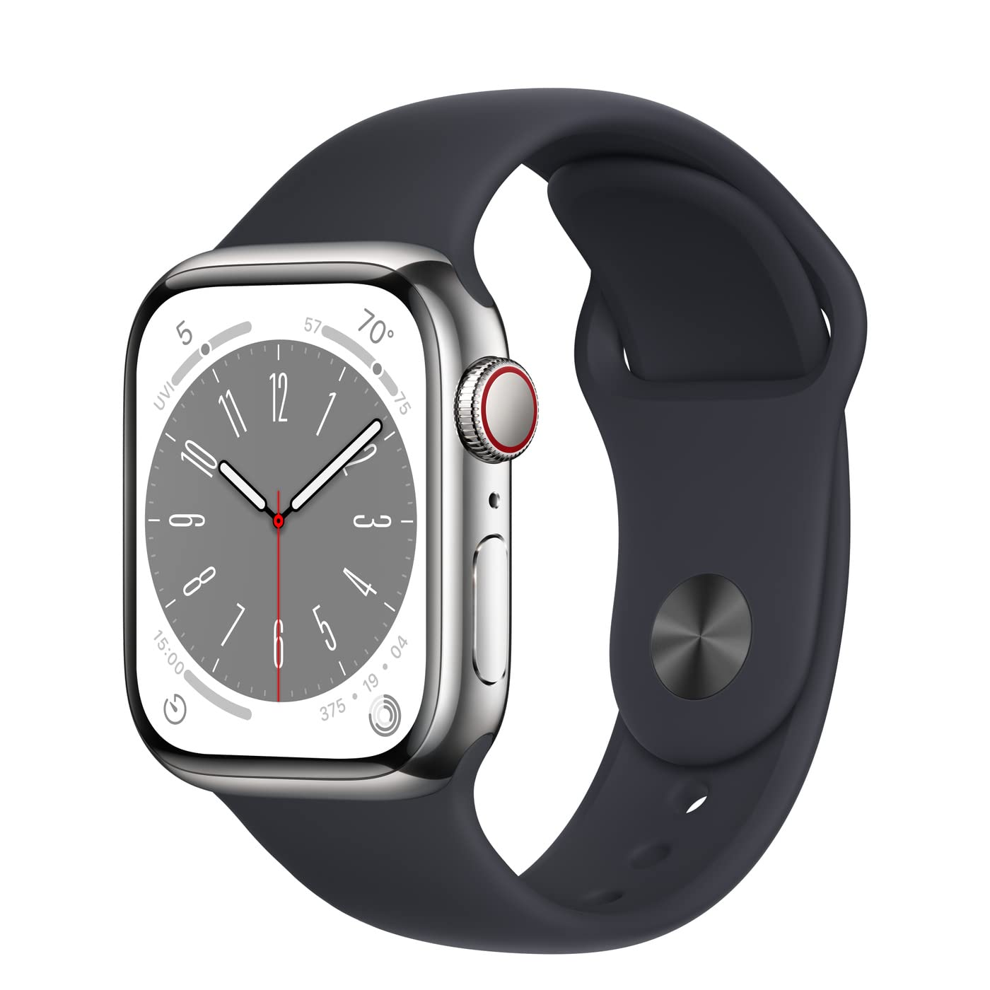 Amazon.com: Apple Watch Series 8 (GPS + Cellular, 41MM) - Silver