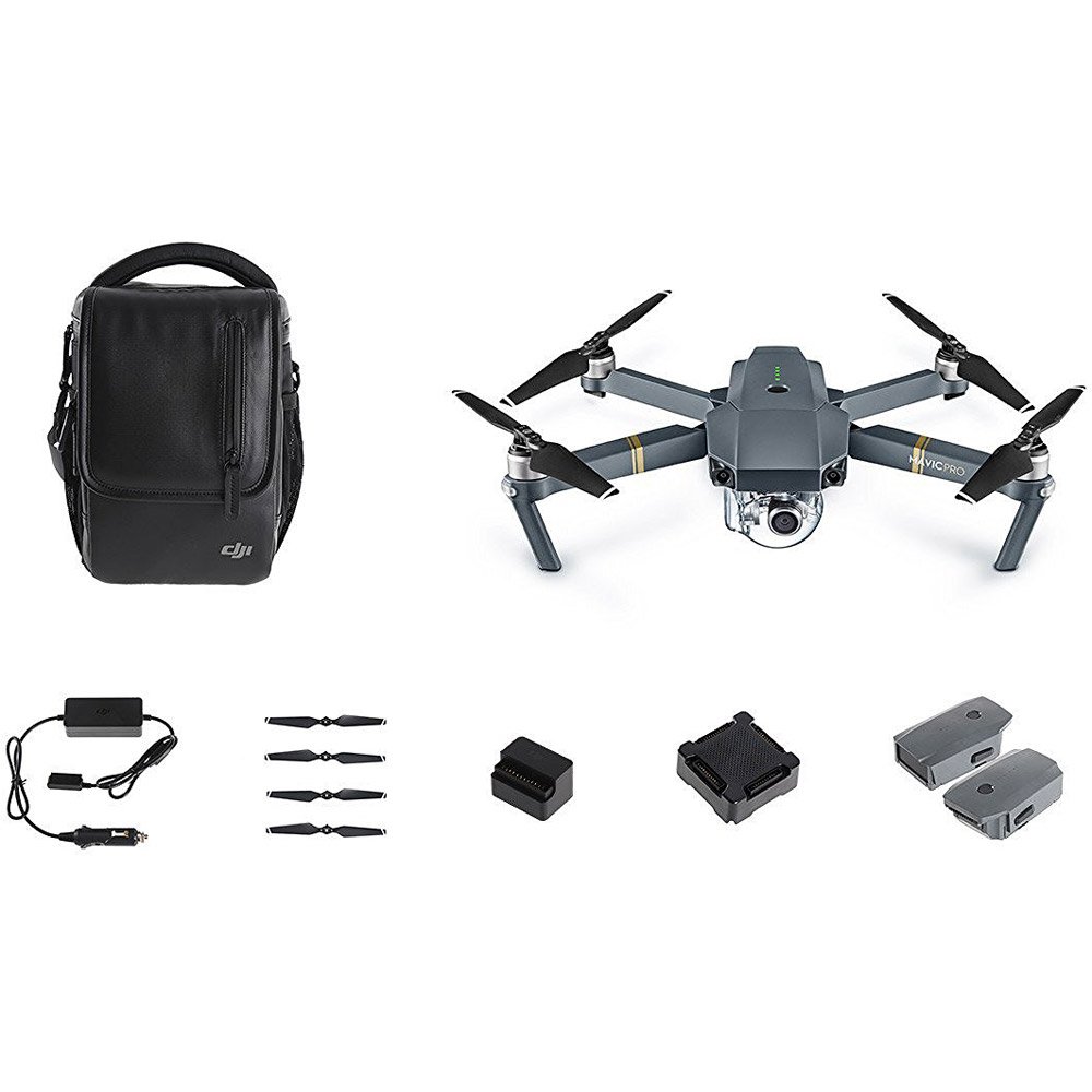 Amazon.com: DJI Mavic Pro Bundle with Shoulder Bag, Props, Car